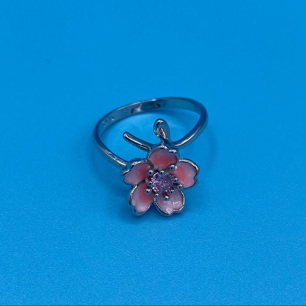 Cherry Blossom Adjustble Ring